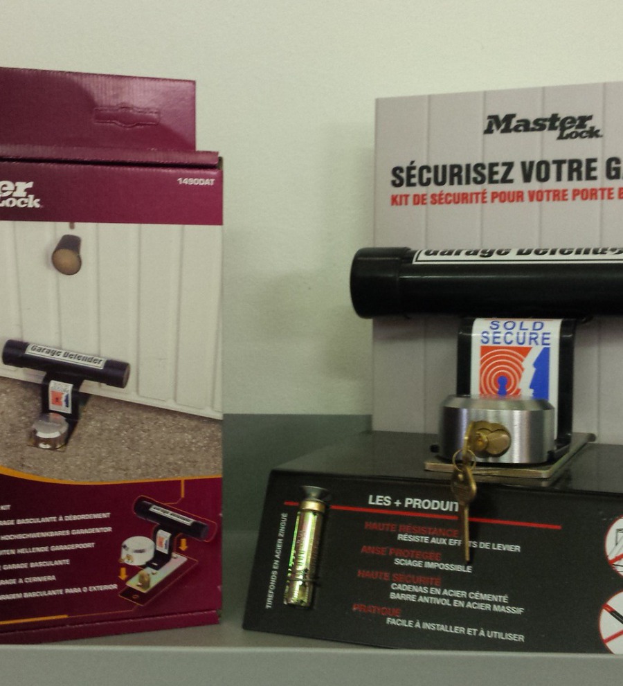 Master Lock 1488EURDAT Protector pour Porte de Garage Basculante
